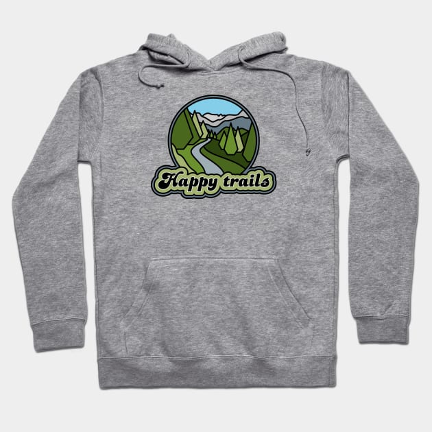 Happy Trails Hoodie by Phil Tessier